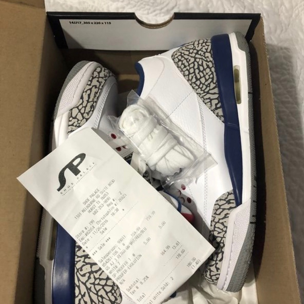 Jordan true blue 3